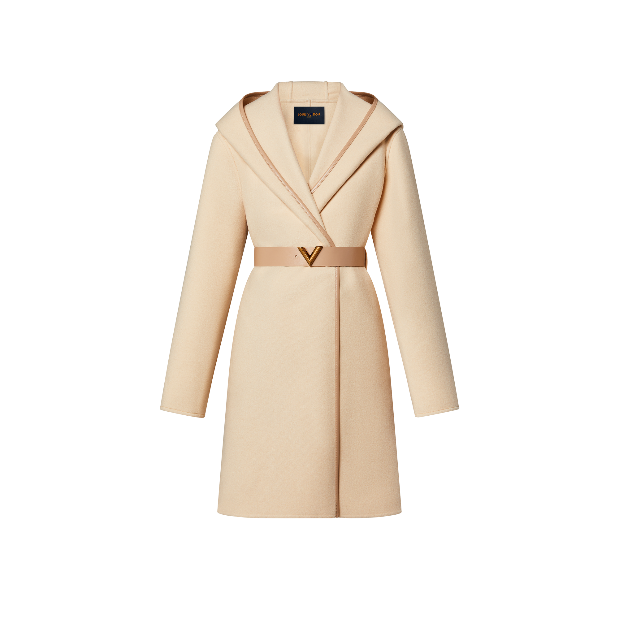 Signature Double Face Hooded Wrap Coat ReadytoWear LOUIS VUITTON